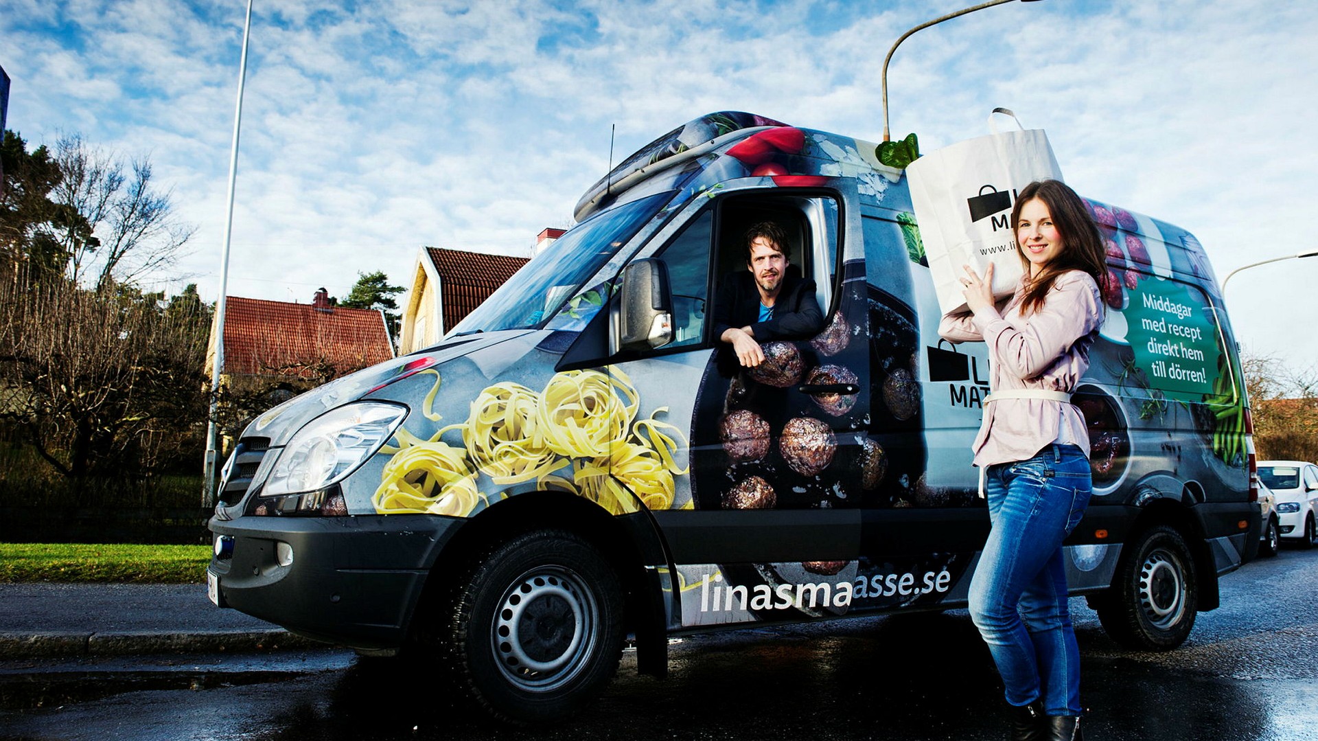 Grundarna Niklas Aronsson och Lina Gebäck.