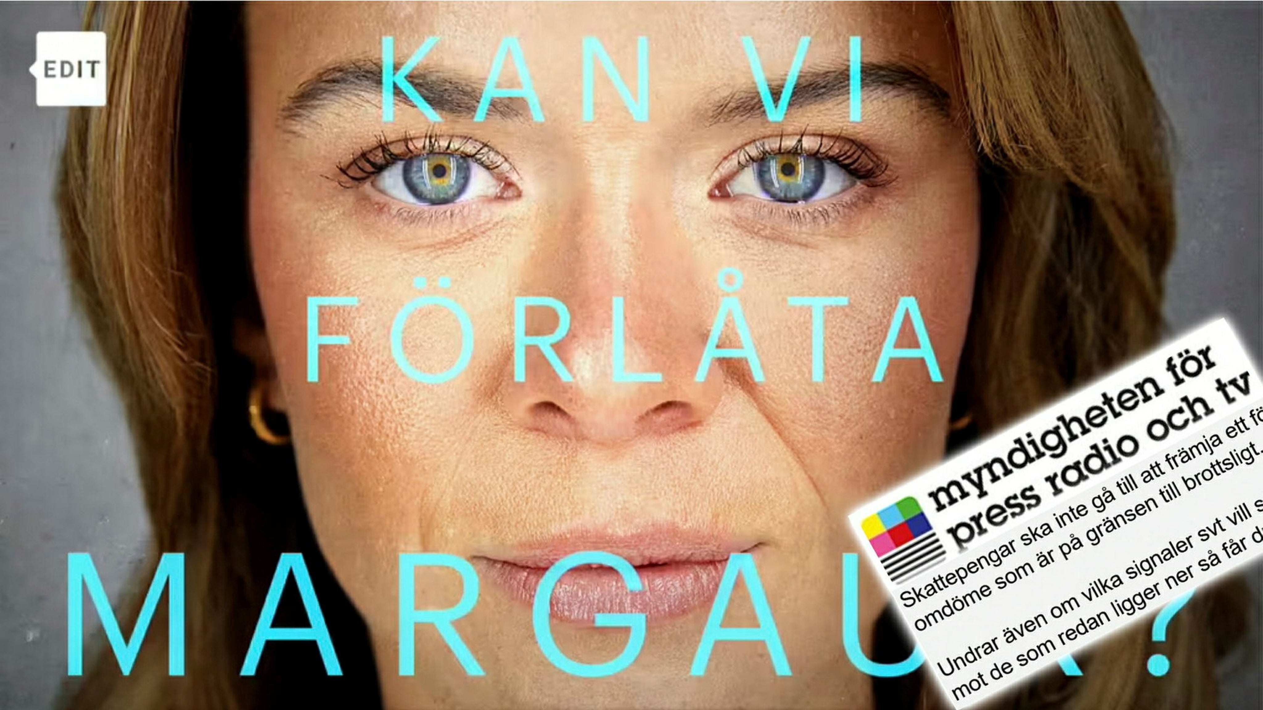 SVT anmäls för Margaux-dokumentär: ”Anmärkningsvärt och orimligt” - Dagens  Media