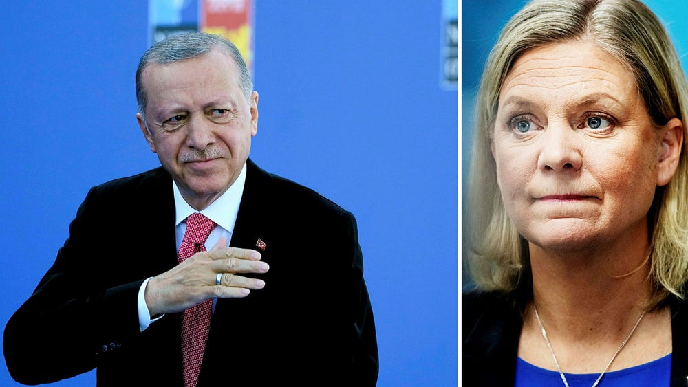Turkiet pressar Sverige efter Nato-avtalet