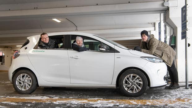 Grundarna i ett parkeringshus i Västra Halmen i Malmö.