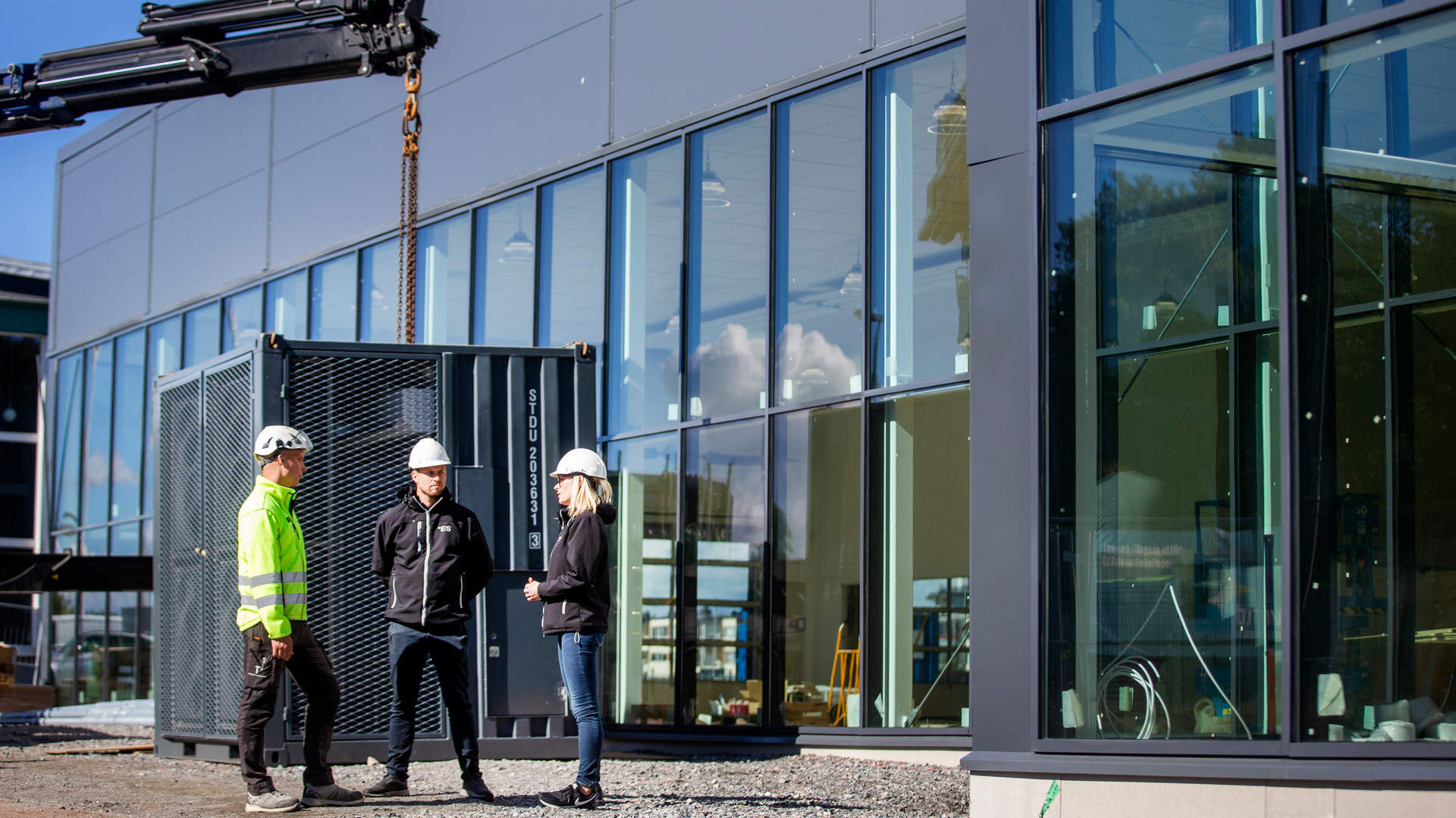 Energy Saves prefabricerade energicentraler ger billig, miljövänlig och effektiv uppvärmning av kommersiella fastigheter eller byggarbetsplatser.