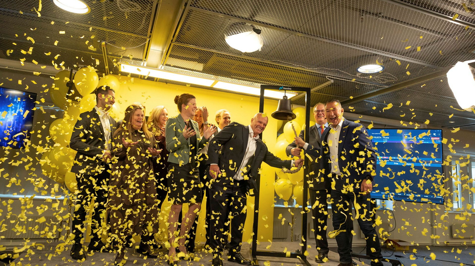 Rusta noterades i oktober i år.