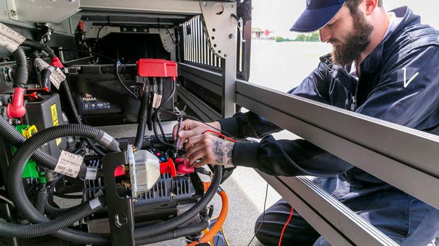 Volta Trucks första serieproduktion sker i samarbete med Steyr Automotive i Österrike.