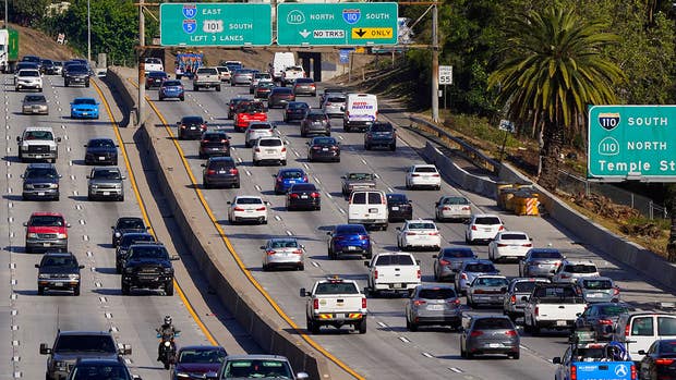 Hollywood Freeway i Los Angeles.