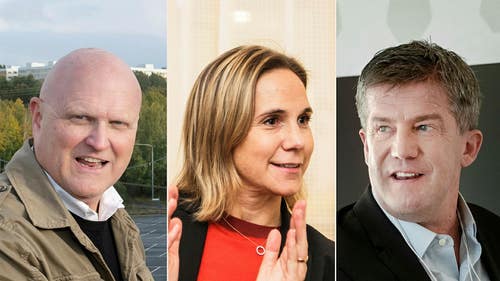 Stefan Dahlbo, Johanna Skogestig och Ilija Batljan.