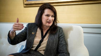 Utrikesminister Ann Linde.