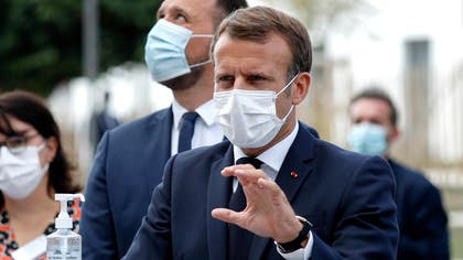 Frankrikes president Emmanuel Macron.