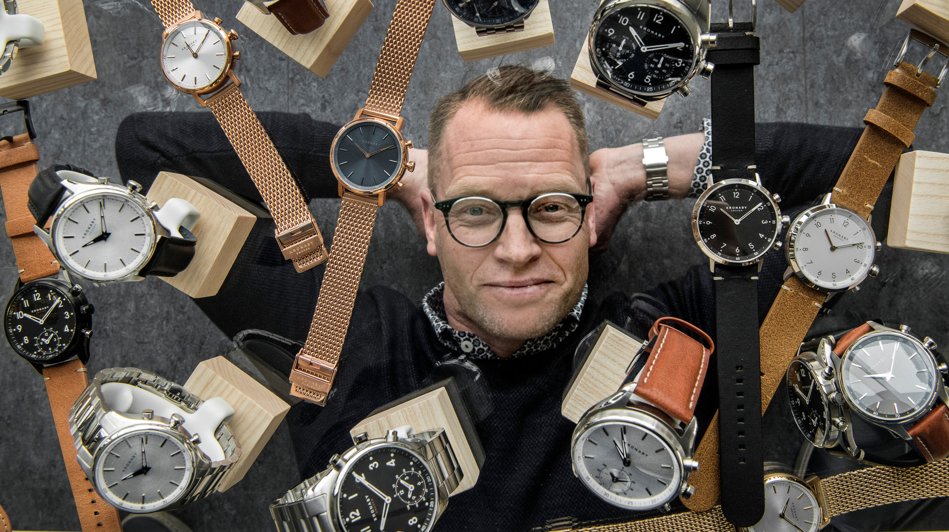 Pål Borge medgrundare till bolaget Amina, som tillverkar den uppkopplade klockan Kronaby.