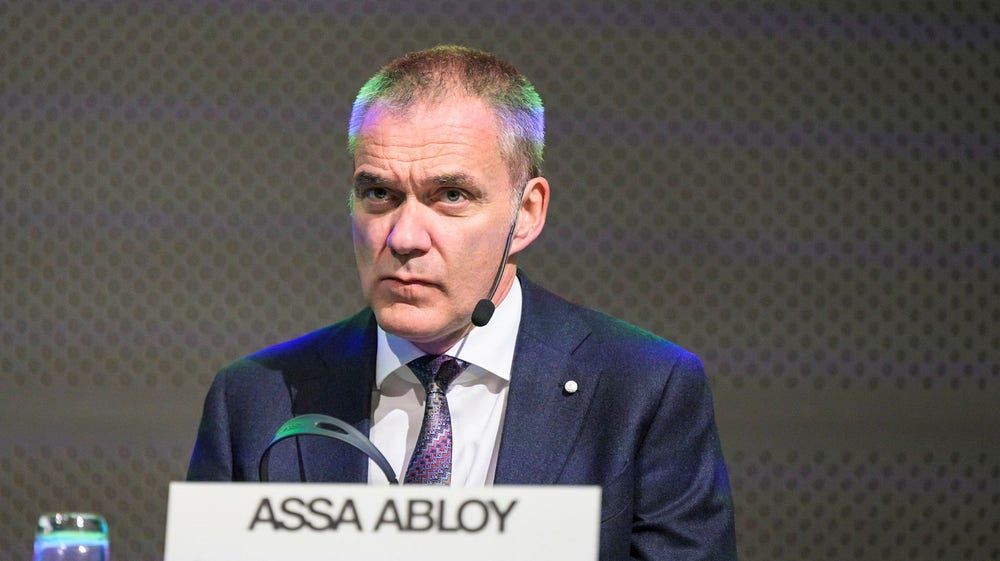 Assa Abloys vd ser mörkare på bostadsmarknaden