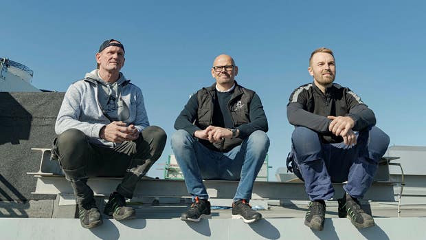 Eric Ringqvist, Niclas Hanebring och Erik Nilsén äger Gute Kyltjänst och tar hem priset som Årets Gasellvinnare i Gotland 2021.