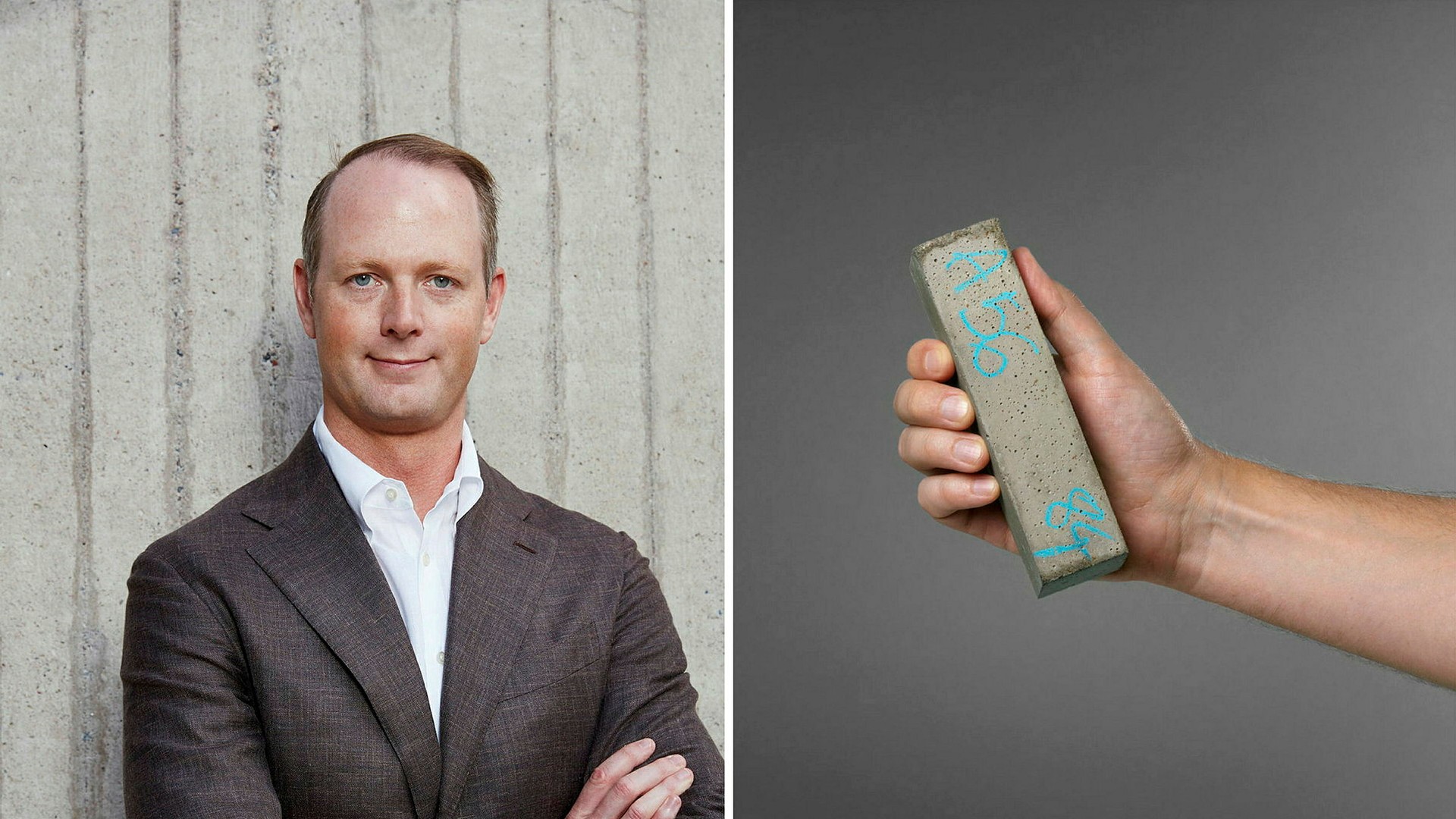 Oscar Hållén, vd för Cemvision. Bolagets produkt.