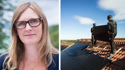 Mari-Louise Persson är miljö- och energichef på Riksbyggen.