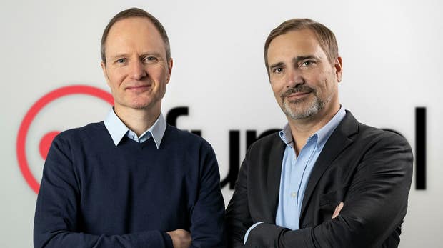 Funnels två grundare: Fredrik Skantze och Per Made.