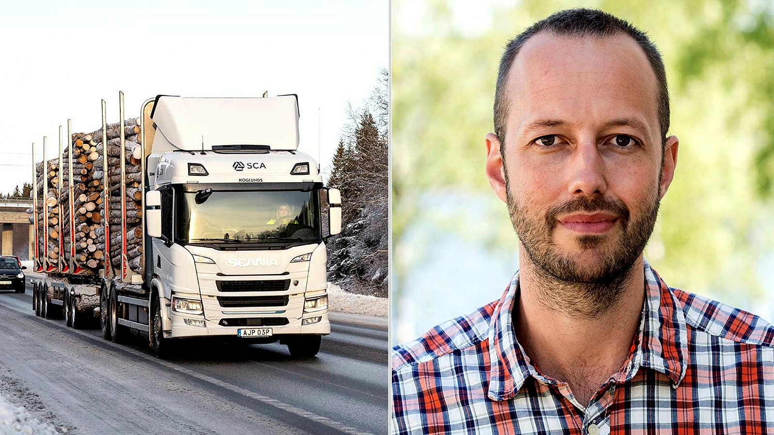 Scanias eldrivna timmerbil ger skogsjätten mersmak