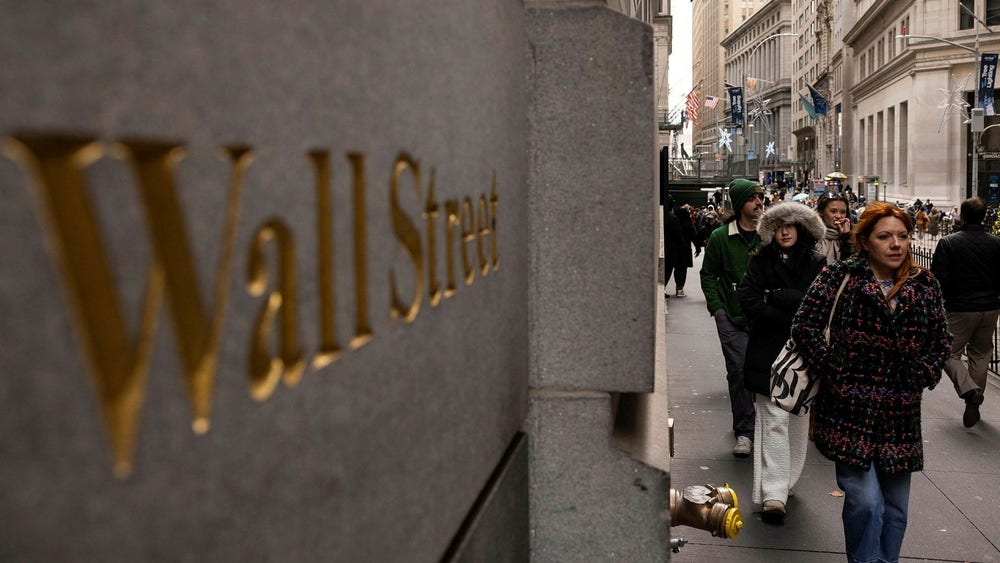 Breda nedgångar på Wall Street efter ny inflationsoro