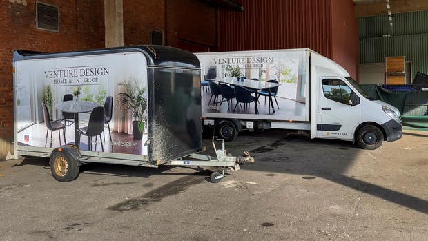 LOGISTIK. Bolaget leverera möbler till bland andra Ellos.