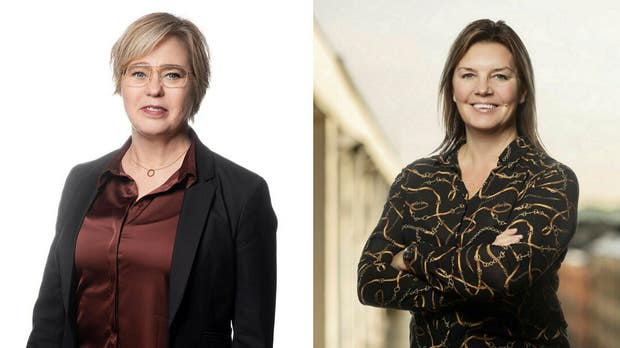Anna Hedberg, regionchef för Svenskt näringsliv i Värmland och Lotta Pettersson, regionchef för Svenskt näringsliv i Gävleborg.