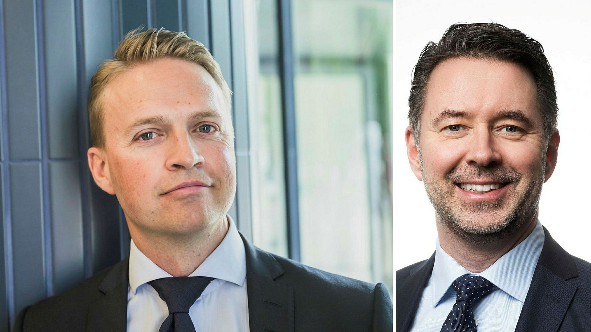 Karl Hedberg, aktiechef på Carnegie Privat Banking, och Fredrik Warg, som är chef för rådgivande förvaltning på SEB.