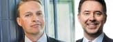 Karl Hedberg, aktiechef på Carnegie Privat Banking, och Fredrik Warg, som är chef för rådgivande förvaltning på SEB.