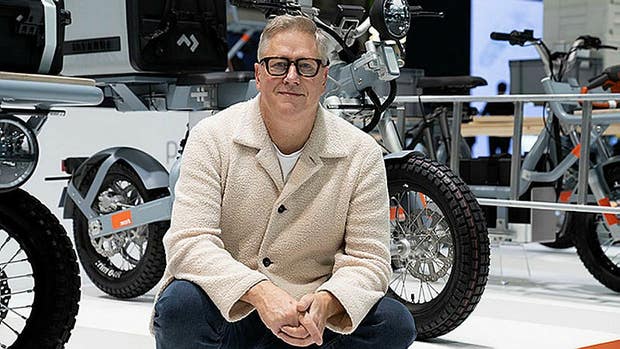 Cakes grundare och vd Stefan Ytterborn är på plats på den årliga motorcykelmässan EICMA i Milano för att presentera bolagets nya koncept Work.
