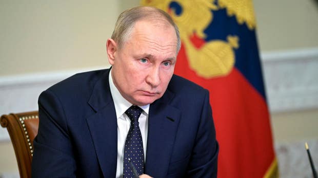 Rysslands president Vladimir Putin.