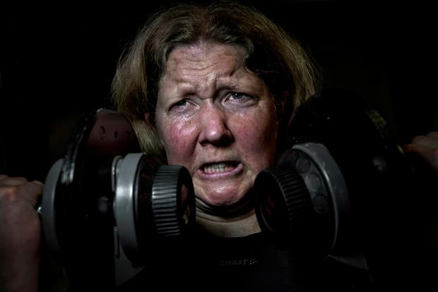 Slädhundsföraren Marie Israelsson.