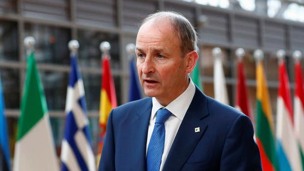 Irlands premiärminister Micheál Martin.