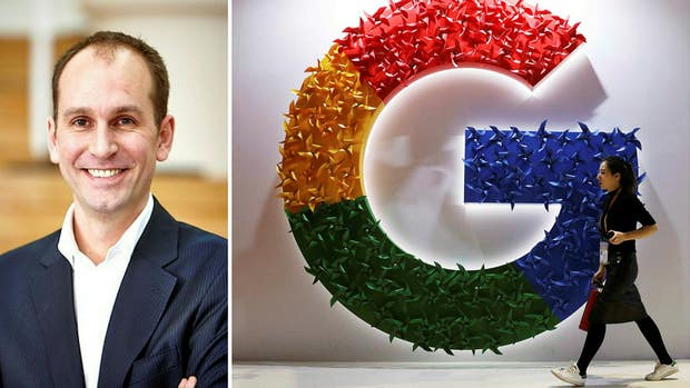 Foreseetis vd Anders Malmström och Googles logga.