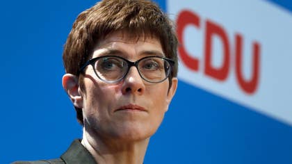 Tysklands försvarsminister Annegret Kramp-Karrenbauer.