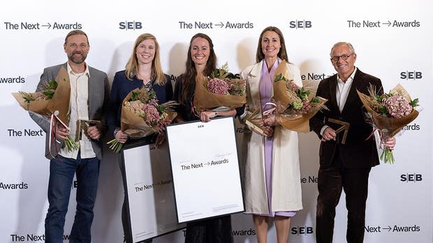 Pristagarna i The Next Awards.