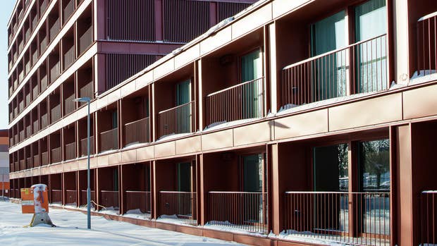 Hotellet är nominerat till en rad arkitektpriser.