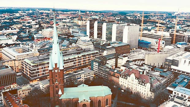 Klara kyrka ligger i centrala Stockholm.