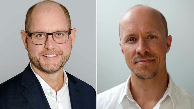 Duon bakom Eker Bikes Stefan Krisch och Johan Mast.