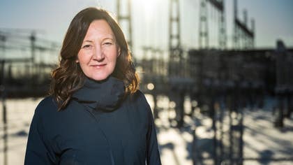 Malin Larsson, vd på Luleå Energi.