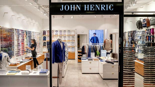John Henrics butik i PK-huset i Stockholm.