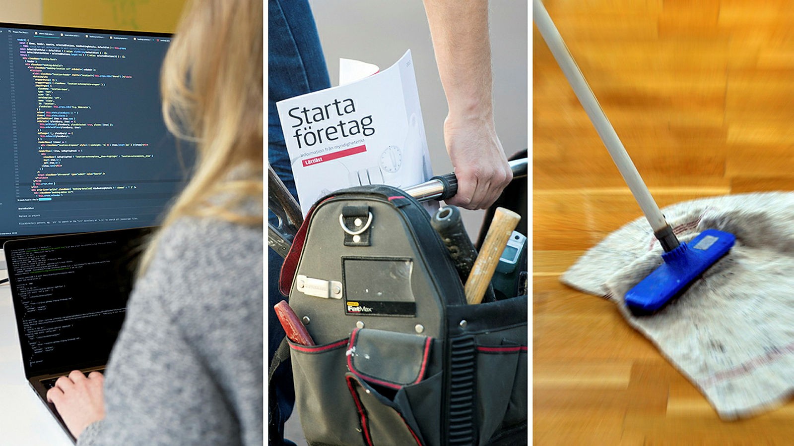 Unga i åldrarna 18–29 år startar eget i större utsträckning än tidigare. Och det är inte bara digitala verksamhet, utan i många fall traditionella verksamheter.