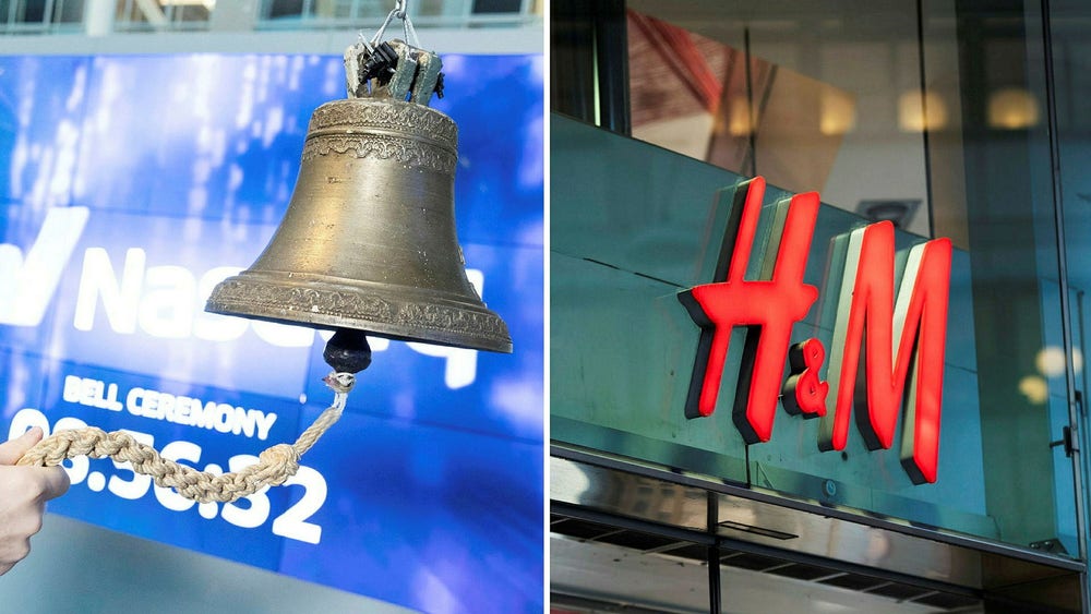 Börsen stängde blandat – Sinch rasade medan H&M steg mot strömmen