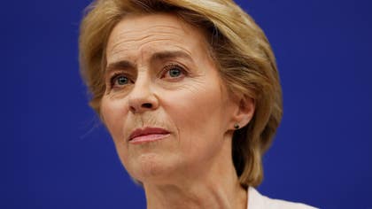 EU-kommissionens ordförande Ursula von der Leyen.