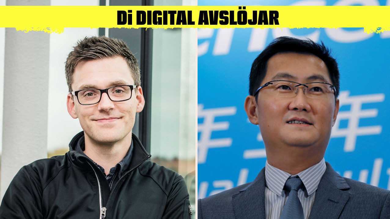 Stunlock Studios vd Rickard Frisegård och Tencents grundare Pony Ma.