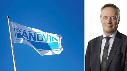 Mats Eriksson blir ny affärsområdeschef för Sandvik Mining and Rock Solution