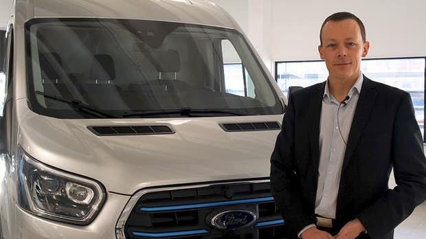 Christian Lysholm, ansvarig för transportbilsverksamheten på Ford Sverige.