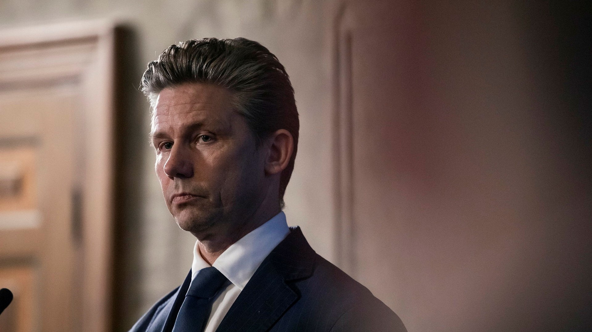 Försvarsminister Pål Jonson.