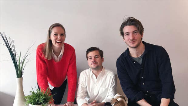 Grundarteamet på Washaway: Lovisa Nordberg, Joakim Aronsson, Jakob Markryd