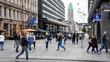 Finlands huvudstad Helsingfors.