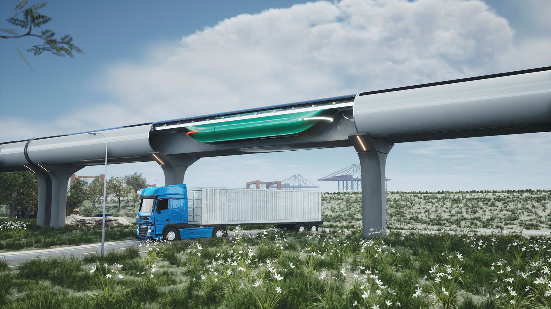 Hyperloop har plockat in över 4,5 miljarder kronor och satt upp en pilotbana i Nevada-öknen.