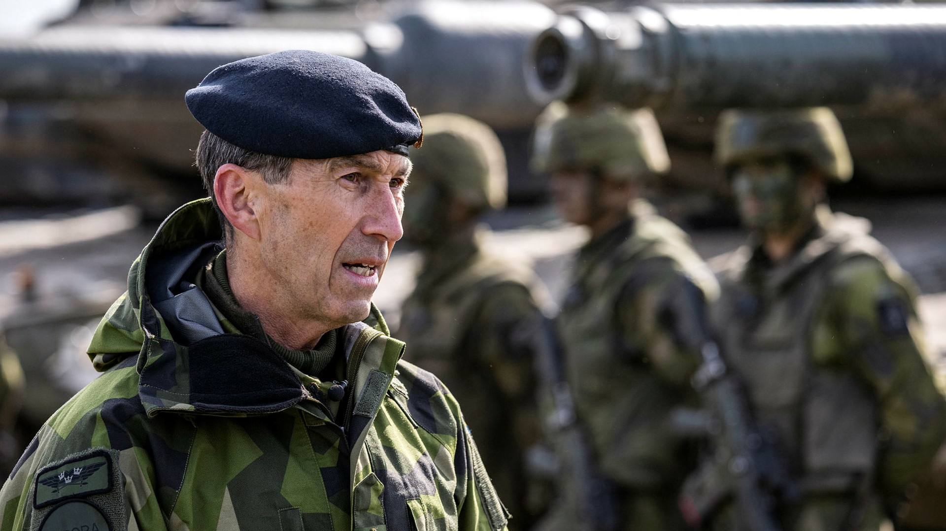 Försvarsmaktens överbefälhavare Micael Bydén.
