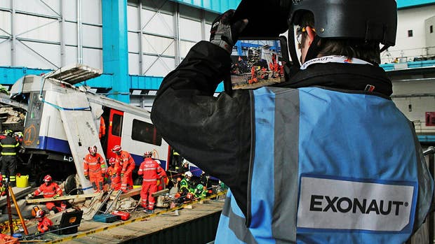 4C Strategies plattform Exonaut används under övningen Unified Respons för London Fire Brigade, räddningstjänsten i London.