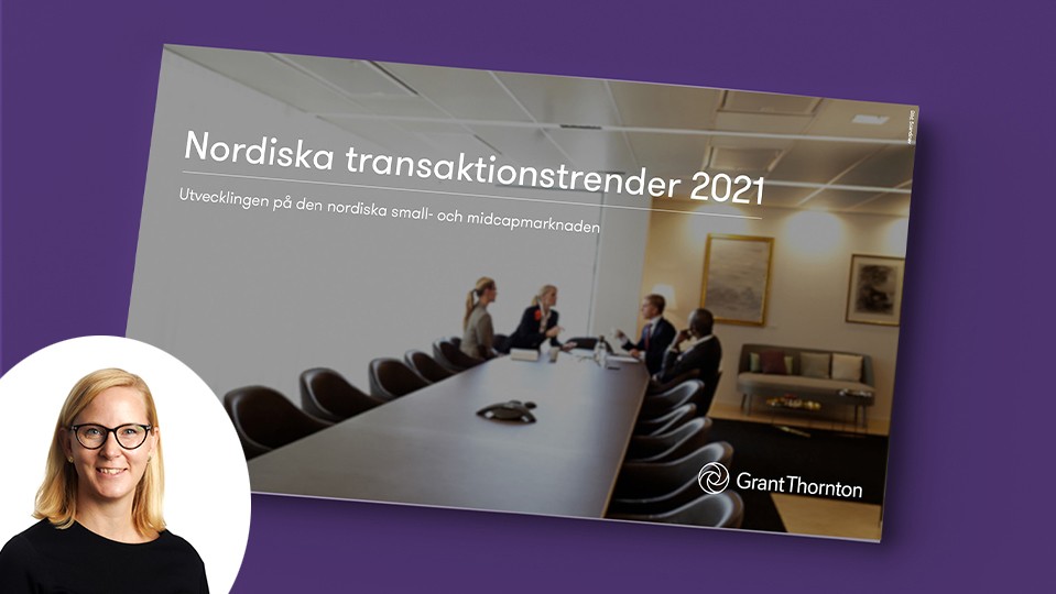 Karin Björk, Sustainable Finance Lead på Grant Thornton