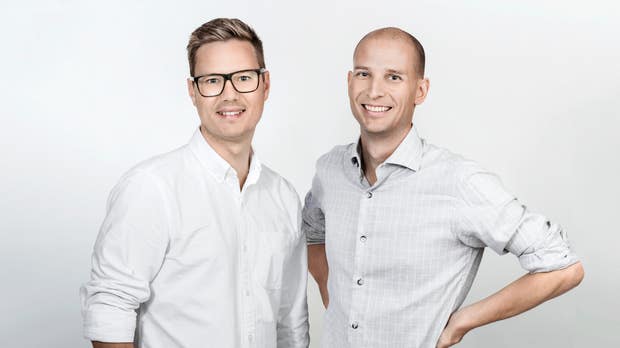 Tibbers grundare Daniel Lindén och Edgeir Vårdal Aksnes.