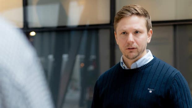 Victor Ramström, avdelningschef på Svea Bank.